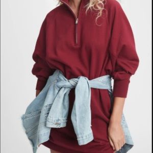 GAP Half zip Front dress. New with tags